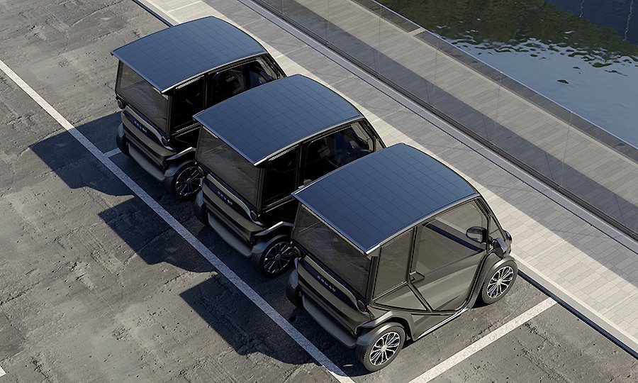 Squad Mobility solar cars