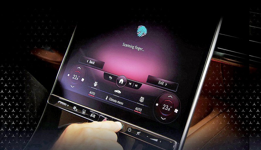 Mercedes fingerprint scanner